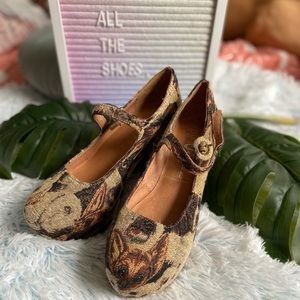 Jeffrey Campbell Dog Print Mary Janes heels